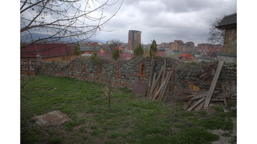 Остатки стен Владикавказской крепости. 1858 г.